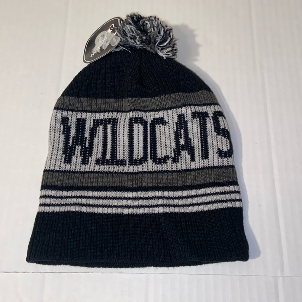 Captivating Kansas State Wildcats Gray And Black Winter Stocking Cap